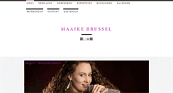 Desktop Screenshot of maaikebrussel.com